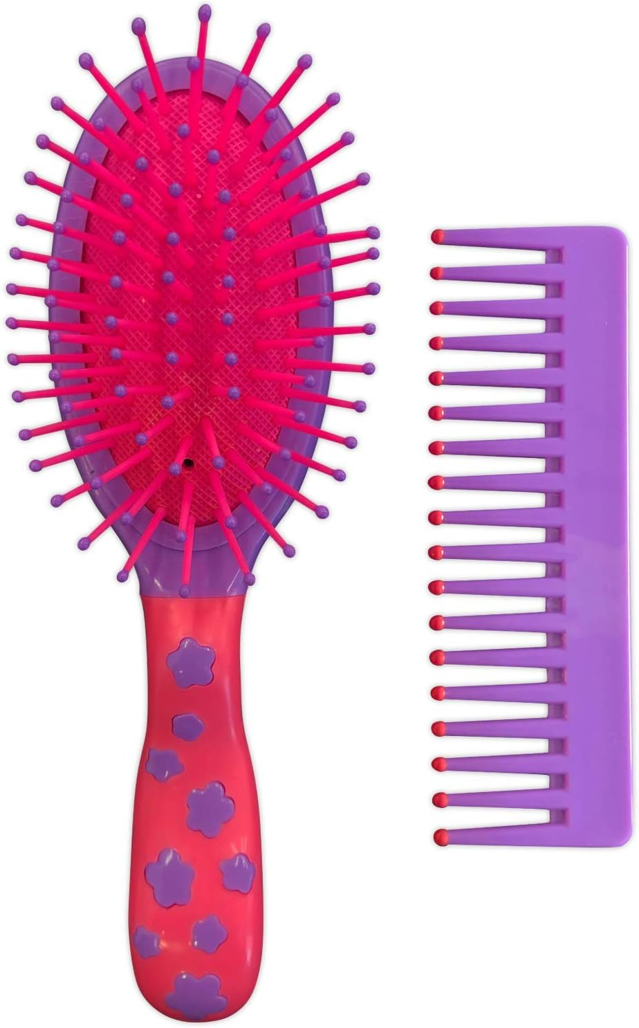 Assorted Color Kids Brush and Comb Set