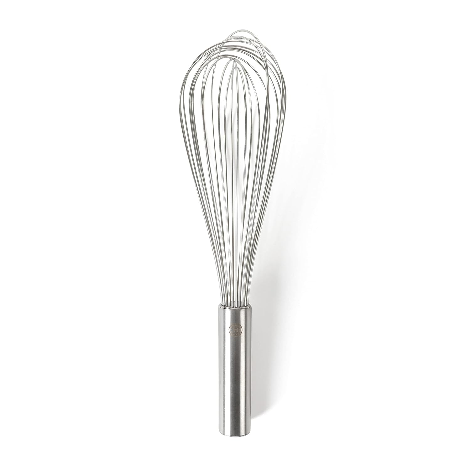 12" Stainless Steel Balloon Whisk with Satin Finish