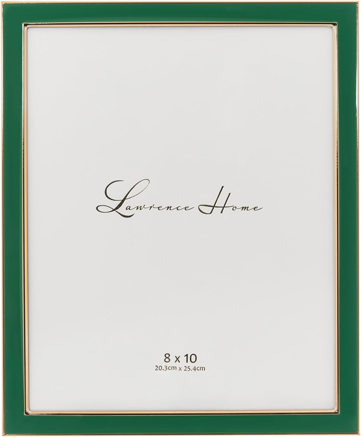 Lawrence Frames 8.78" x 10.79" Polystyrene Picture Frame, Green