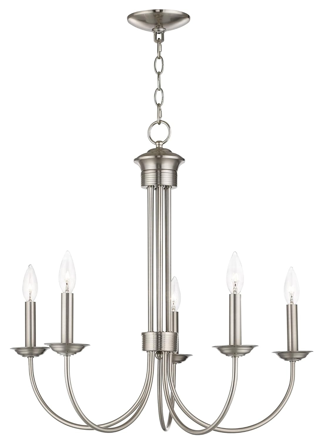 Livex Lighting Estate 5 - Light Chandelier in  Bronze