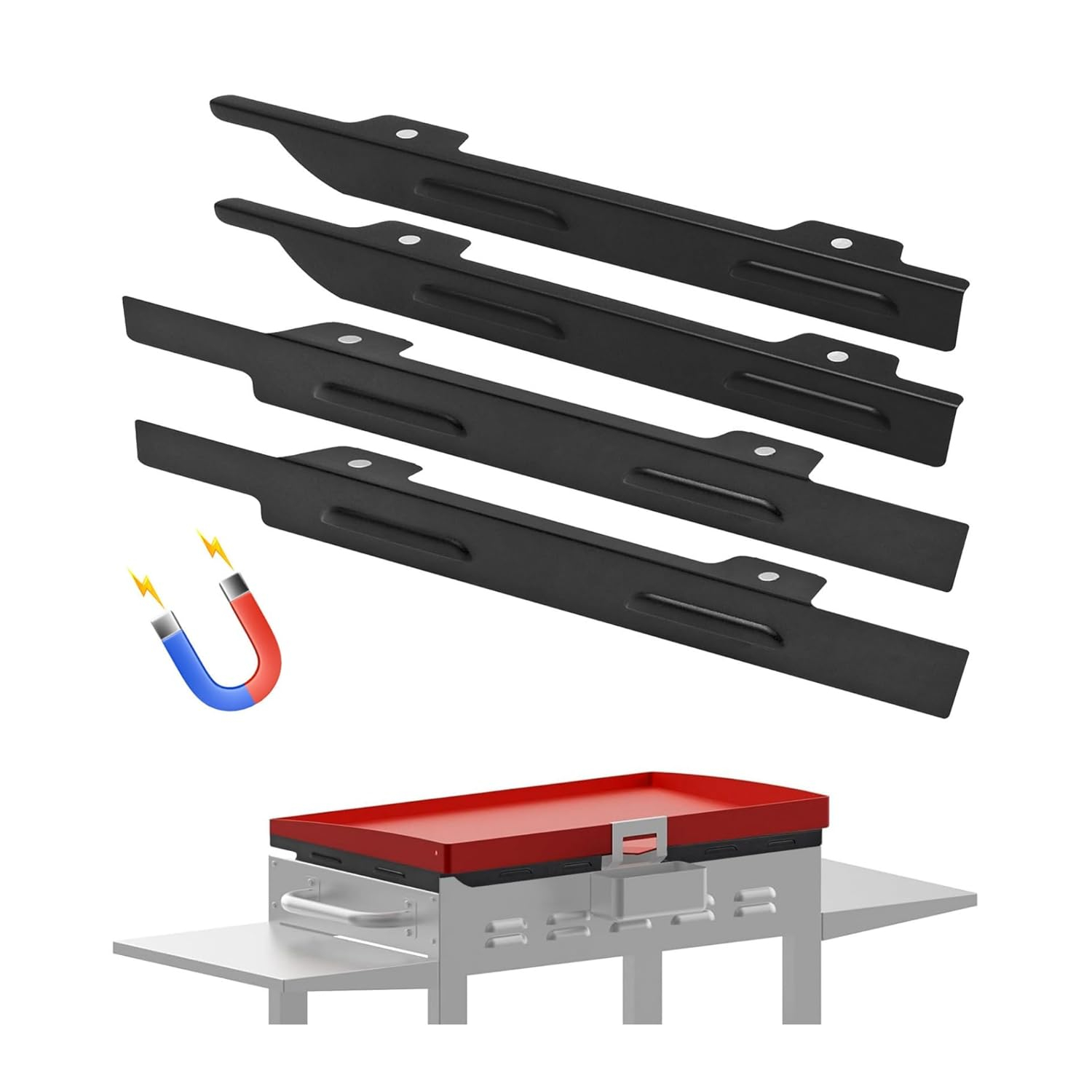 Upgradad Wind Guard for Blackstone 28 Inch Griddle,Blackstone Griddle Accessories Magnetic Stainless Steel for Blackstone Grill, GS-GD-D28