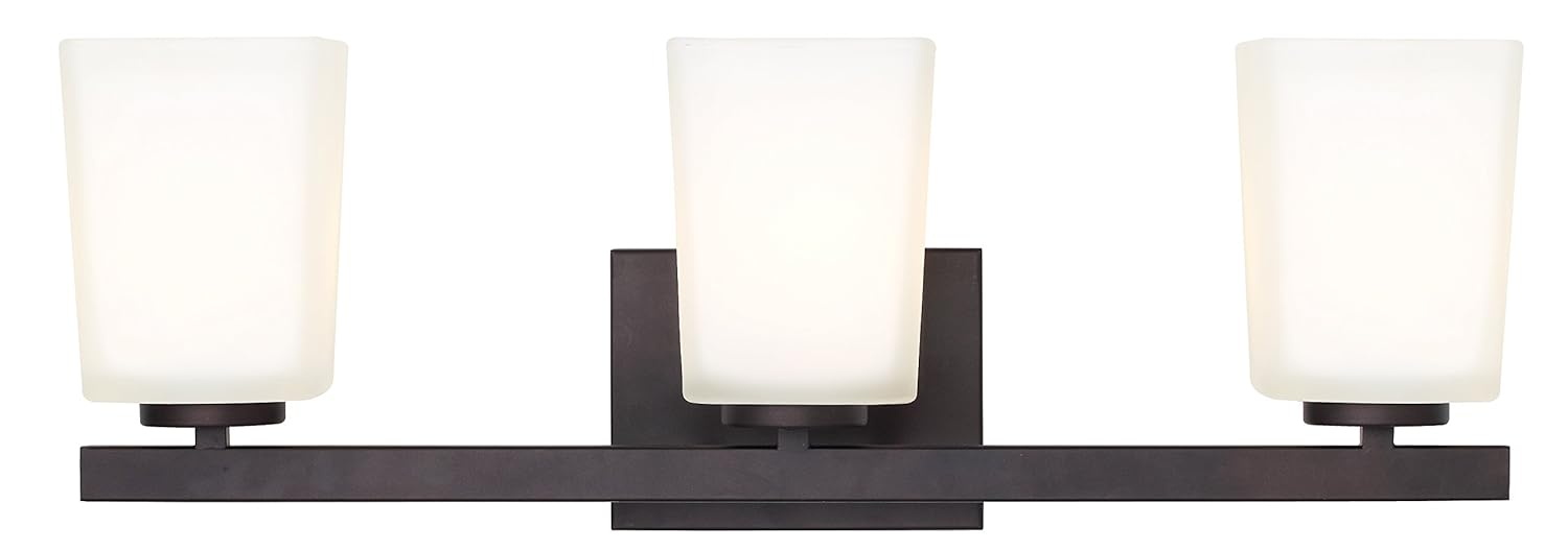 Hartley Ivl472A03Orb 3 Lt Vanity Flat Opal Glass 100W Type A 23 1/4In. X