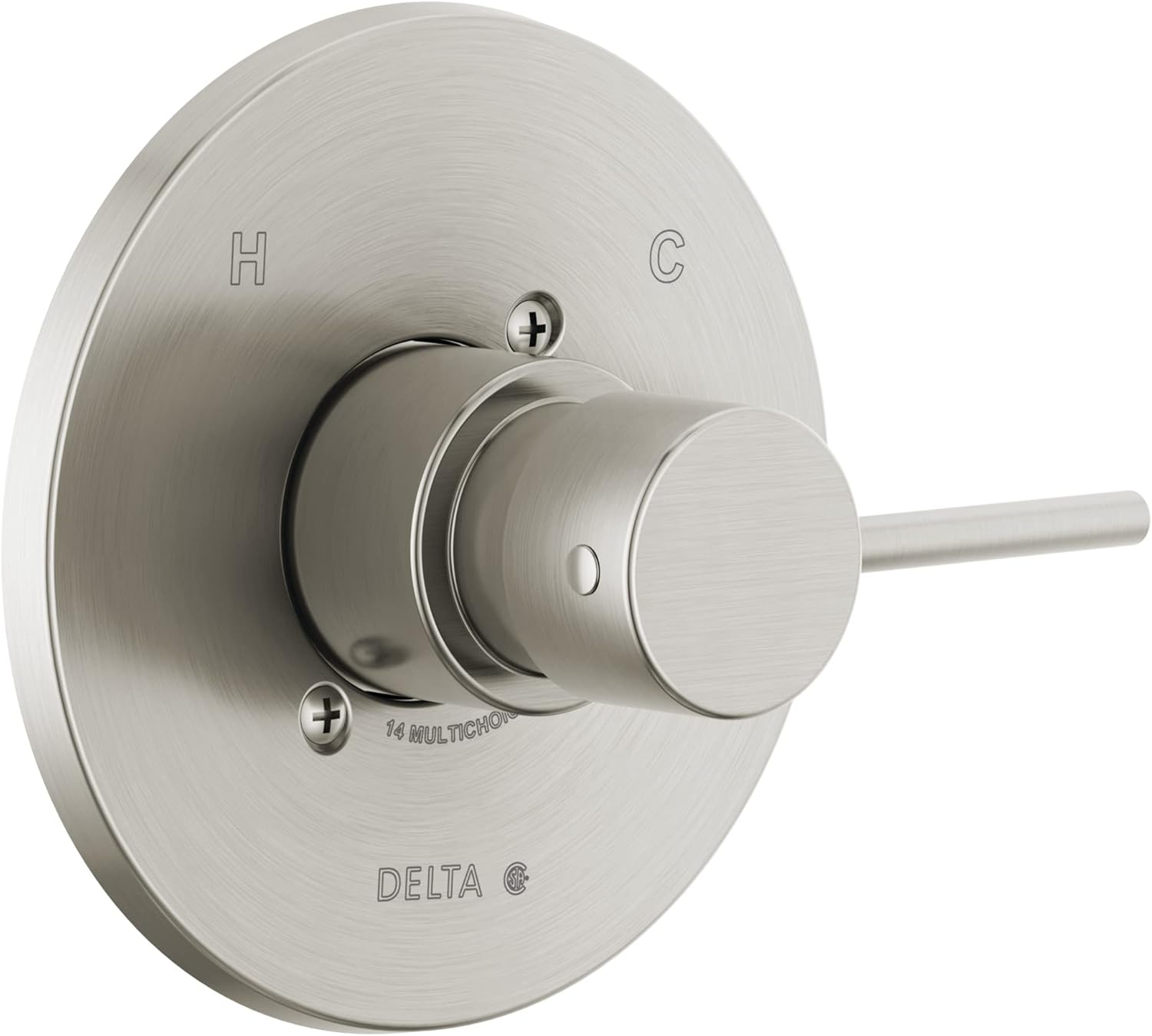 Delta T14059-Pp Modern Pressure Balanced Valve Trim Only - Brilliance Stainless