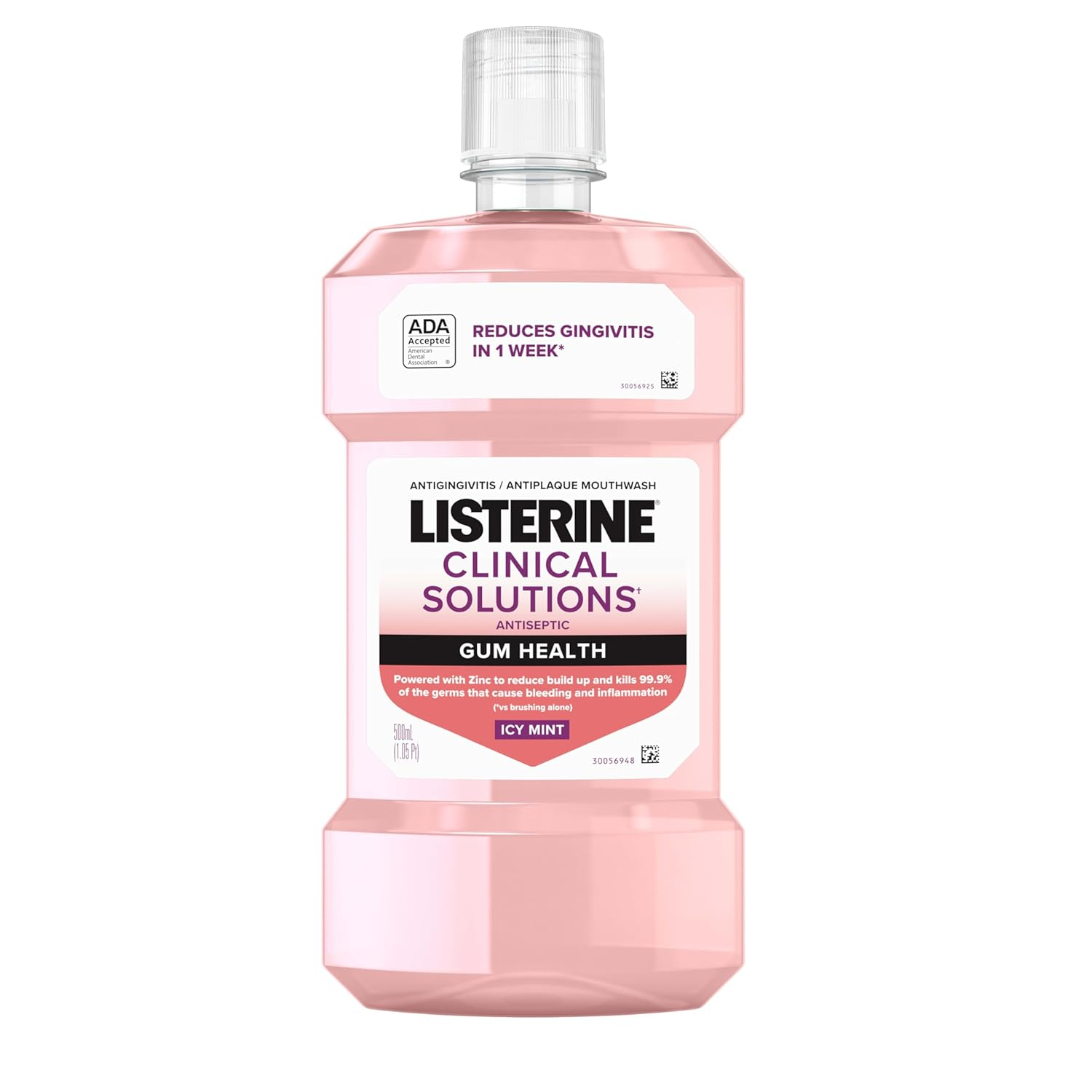 Listerine Clinical Solutions Gum Health Antiseptic Mouthwash Oral Care, 500 mL