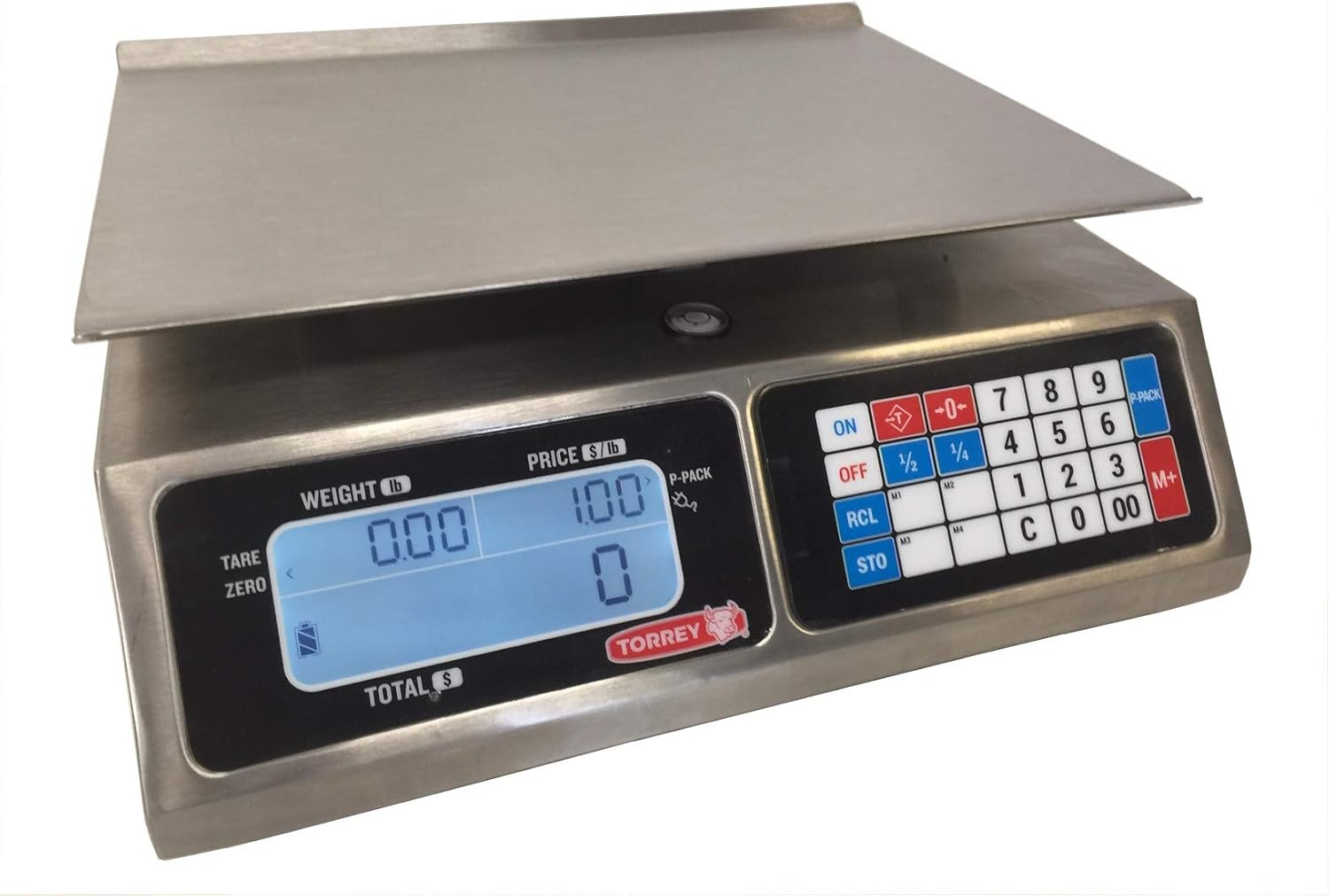 Torrey Stainless Steel Digital Price Computing Scale with LCD Screens