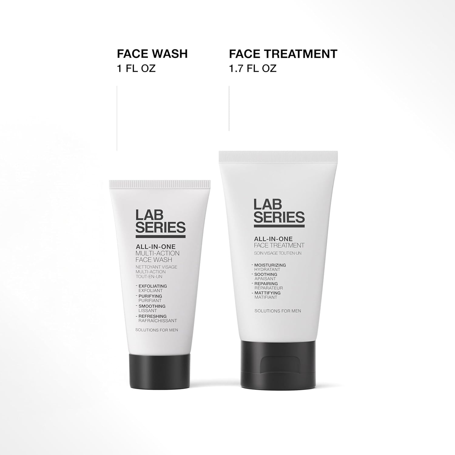 Lab Series All-In-One Men's Skincare Set with Face Wash and Moisturizer