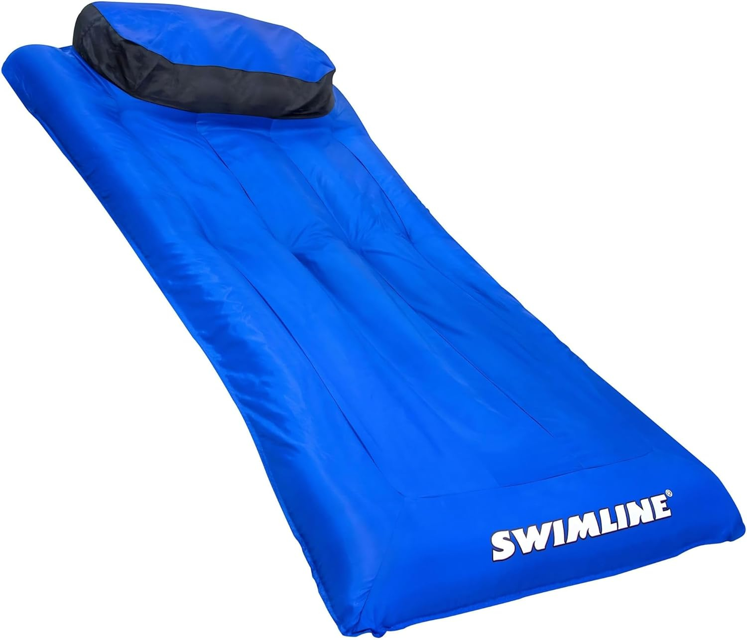 Swimline Ultimate Super-Sized Floating Mattress, Blue/Black