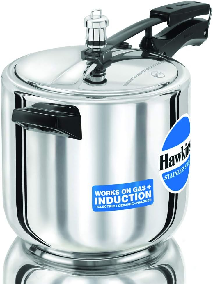 Hawkins B65 Stainless Steel Pressure Cooker - 6 Litres