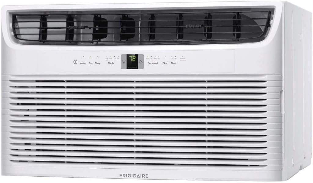 Frigidaire 10000 BTU 450 Sq Ft Through-the-Wall Air Conditioner, White