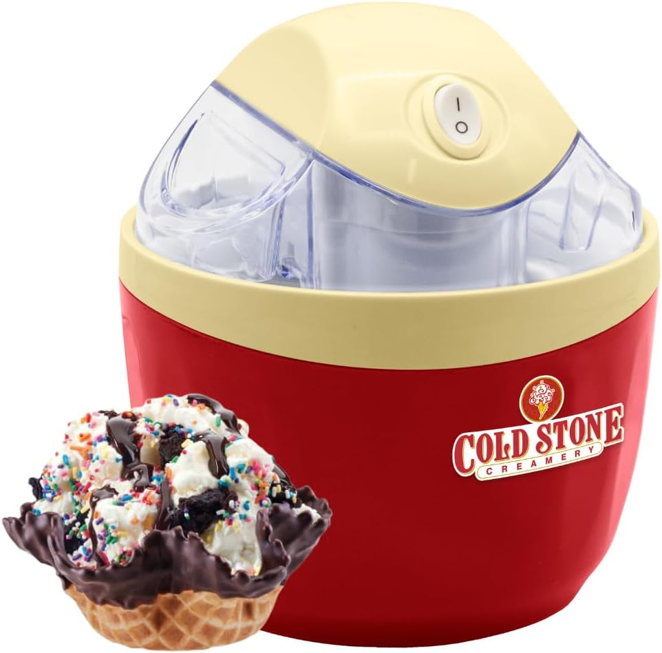 Ice Cream Maker Machine for Ice Cream, Gelato, Sorbet, Frozen Yogurt with Mixing Bowl- 1 pint