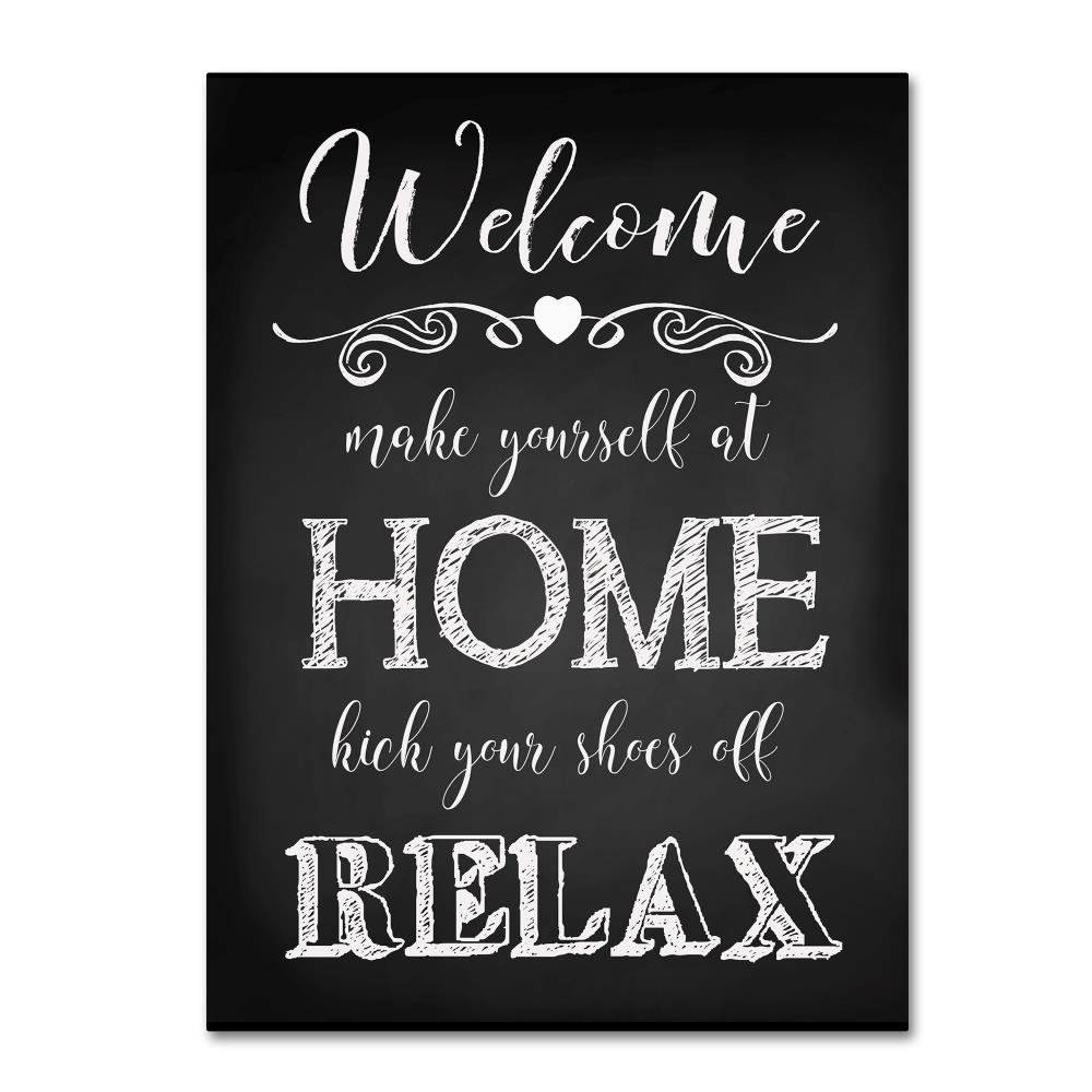 Trademark Fine Art 'Welcome Home 2' Canvas Art by Jean Plout