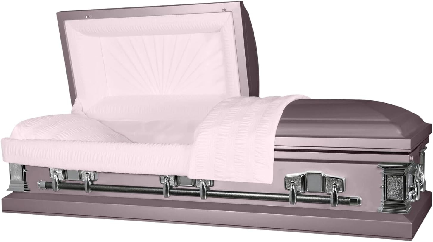 Titan Casket, Satin Series Funeral Casket in Orchid