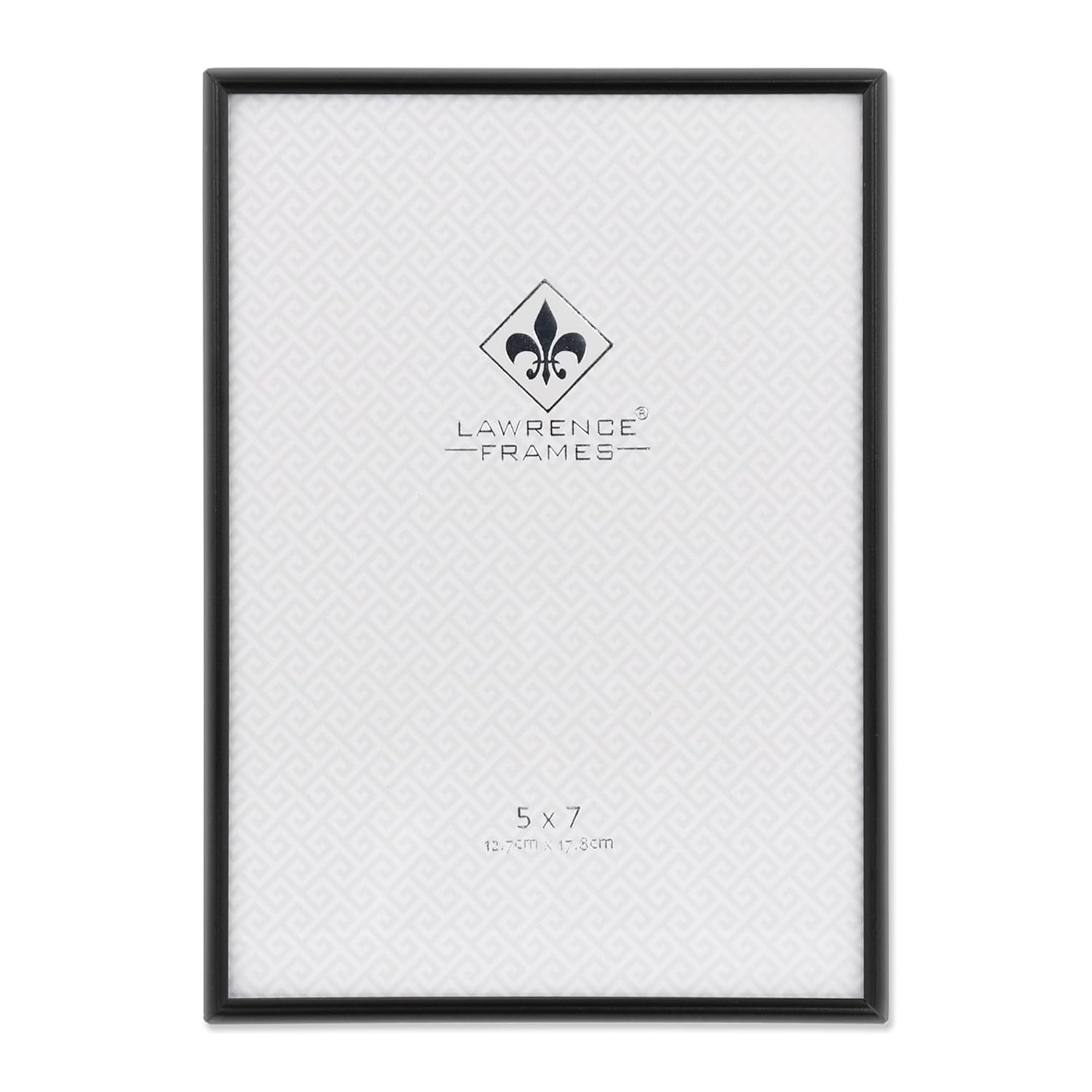 Lawrence Frames Metal Picture Frame, Black