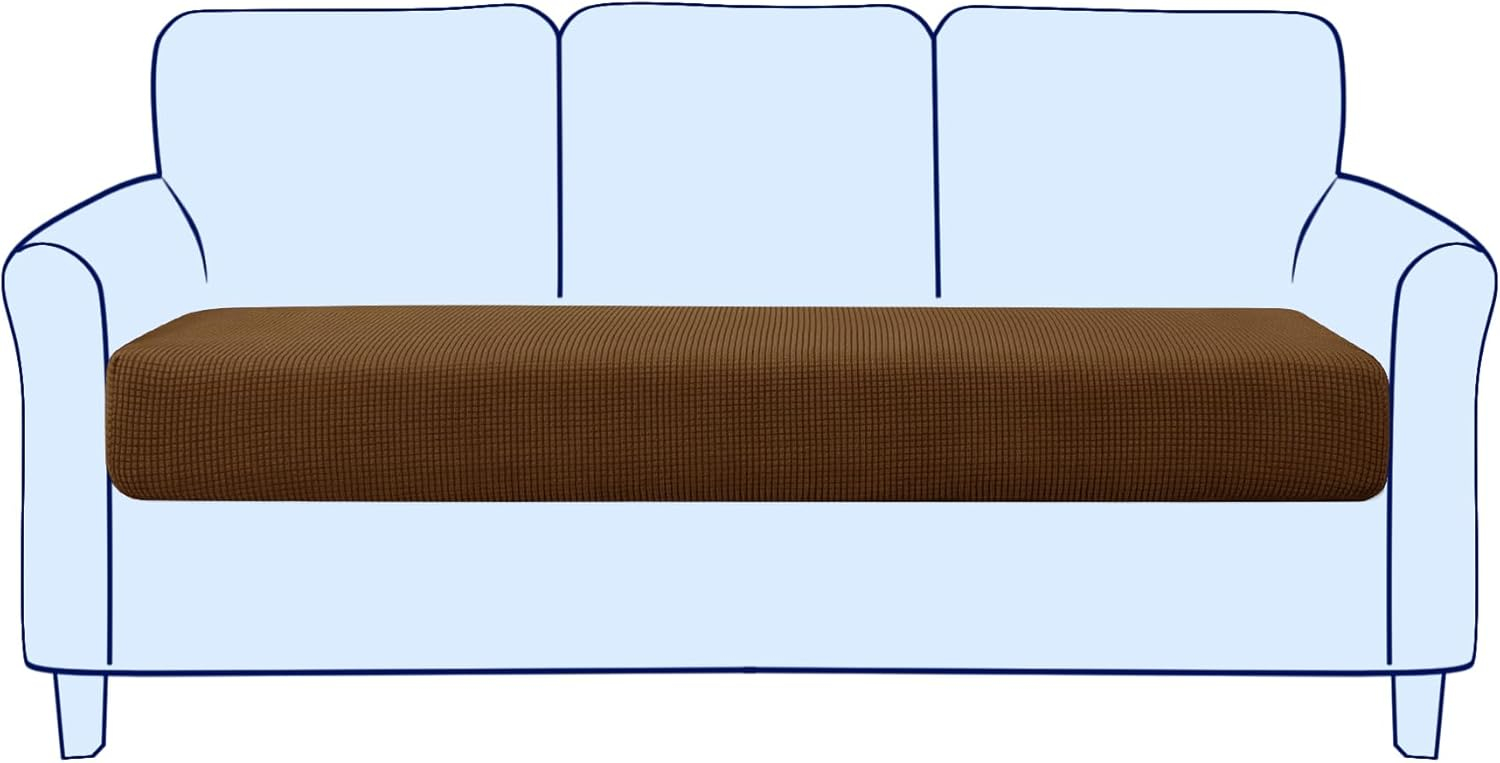 Stretch Sofa Seat Cushion Cover Couch Covers Furniture Protector (Sofa, Coffee)