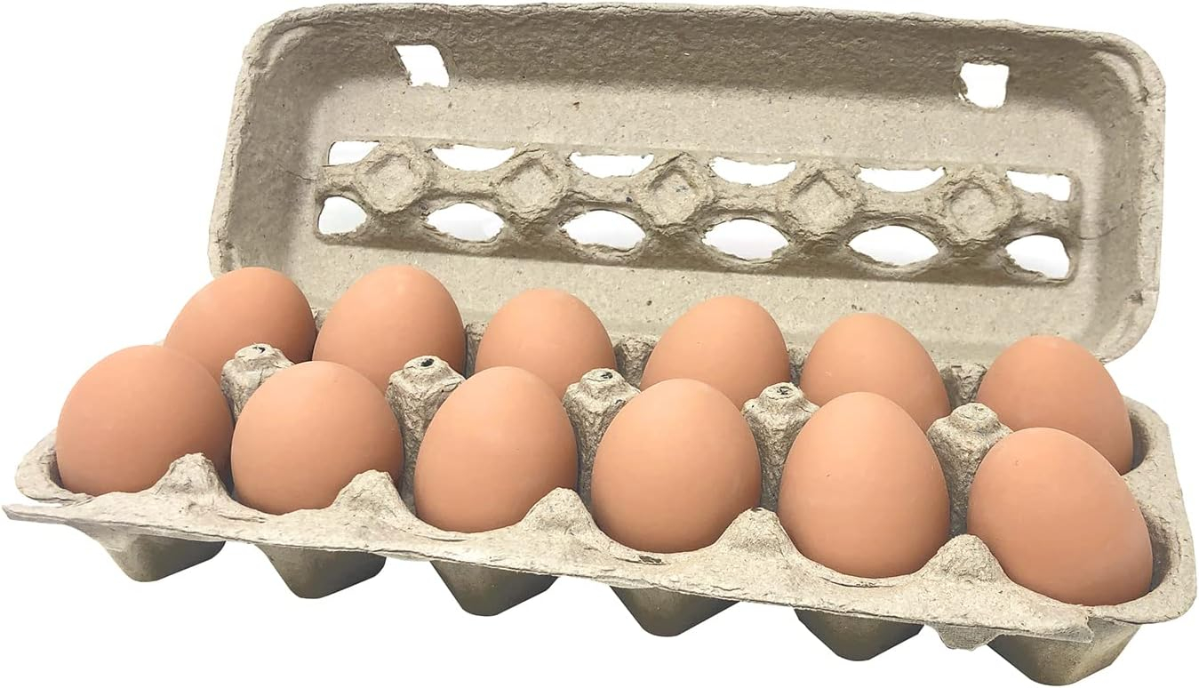 Pecking Order Cardboard Egg Carton 12-pack Dozen Cardboard Egg carton