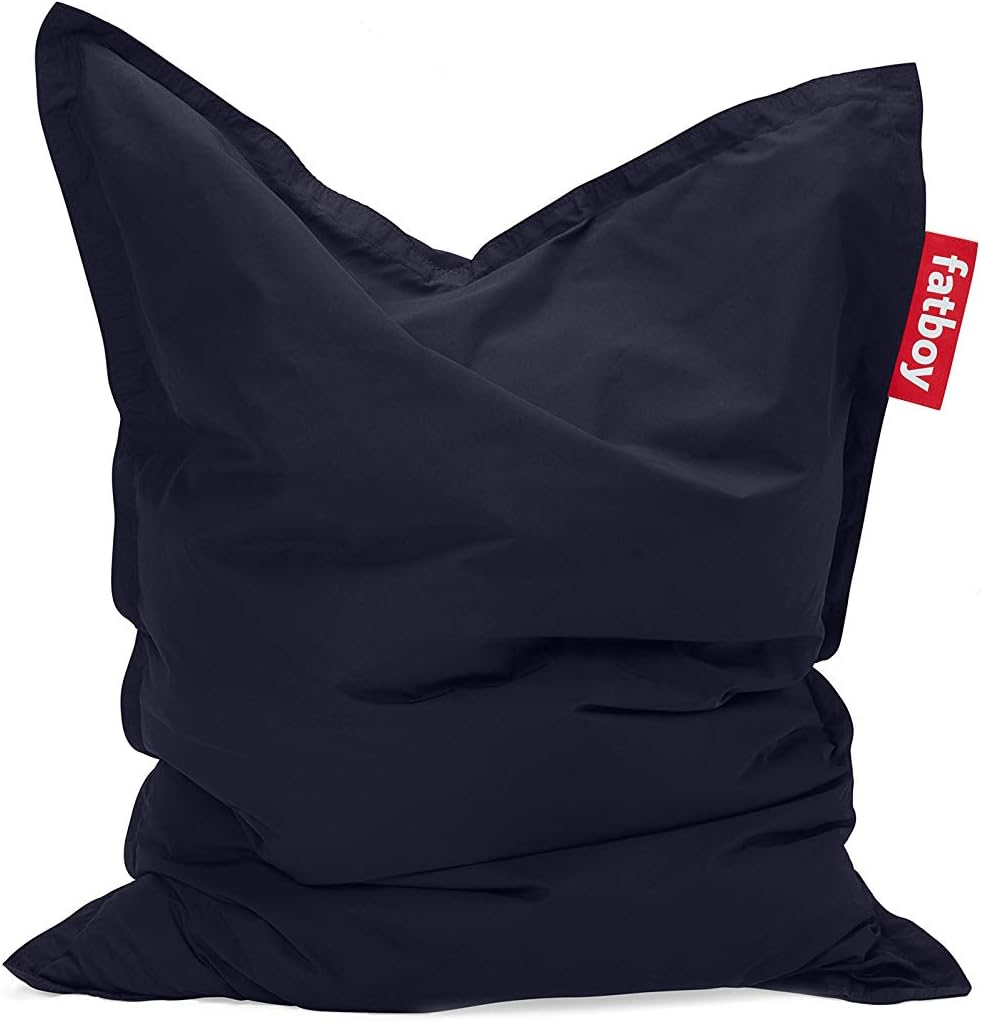 Medium Dark Ocean Water Resistant Outdoor Bean Bag Chair