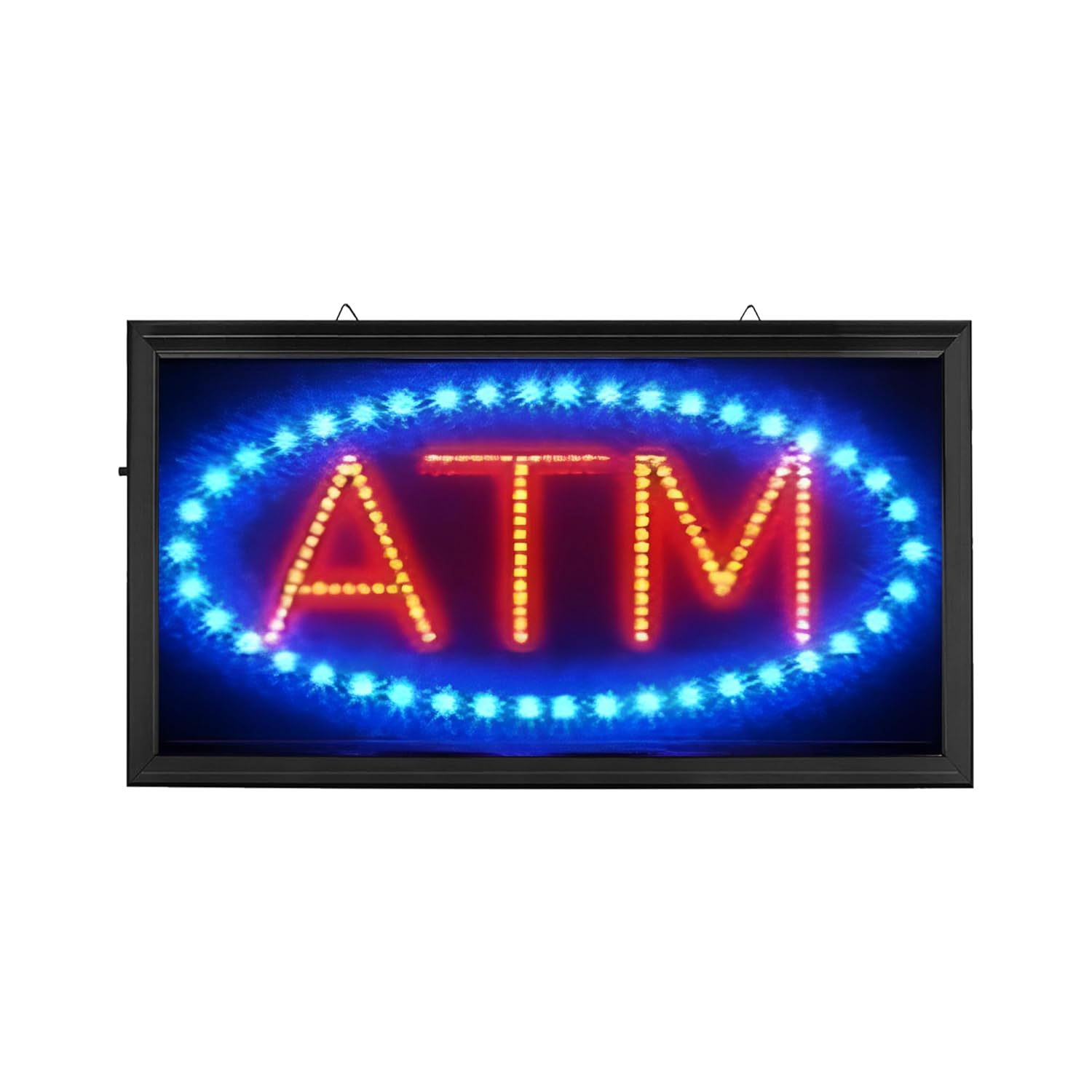 LED Neon Light ATM Sign With Animation On/off and Power On/Off two Switchs for Business B86