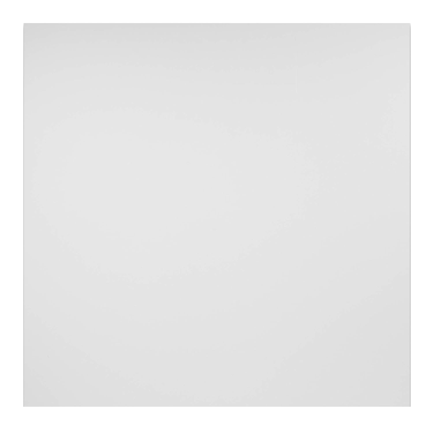 Genesis Smooth Pro White Ceiling Tiles - Easy Drop-in Installation – Waterproof, Washable and Fire-Rated - High-Grade PVC to Prevent Breakage (6" x 6" Sample)