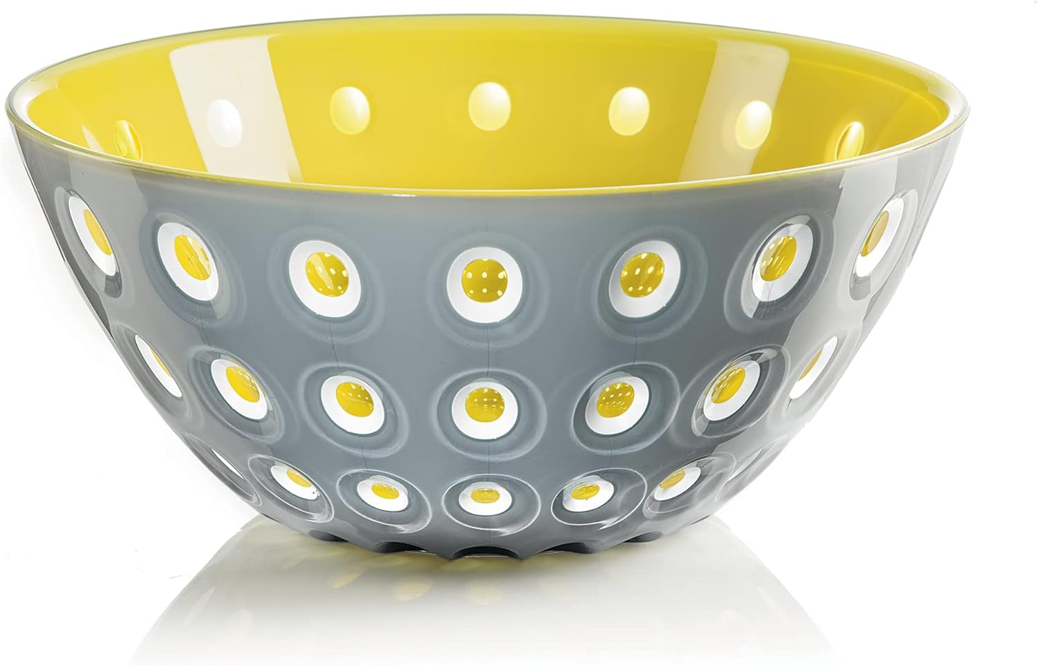 Guzzini 25cm Le Murrine Bowl (Gray/White/Yellow)