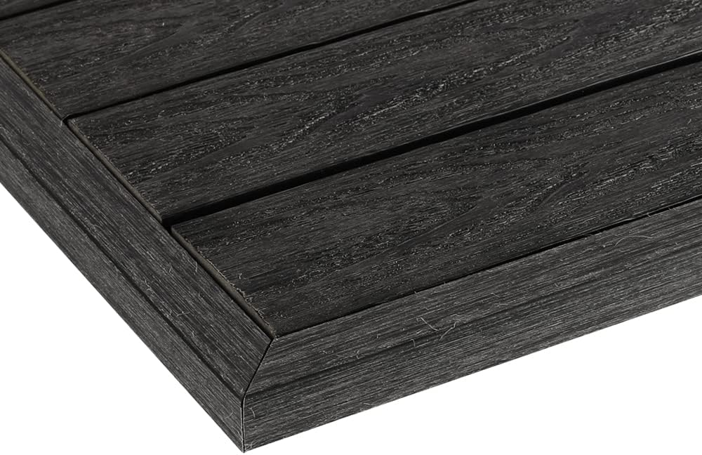 13" x 1" Composite Interlocking Outward Corner Deck Trim