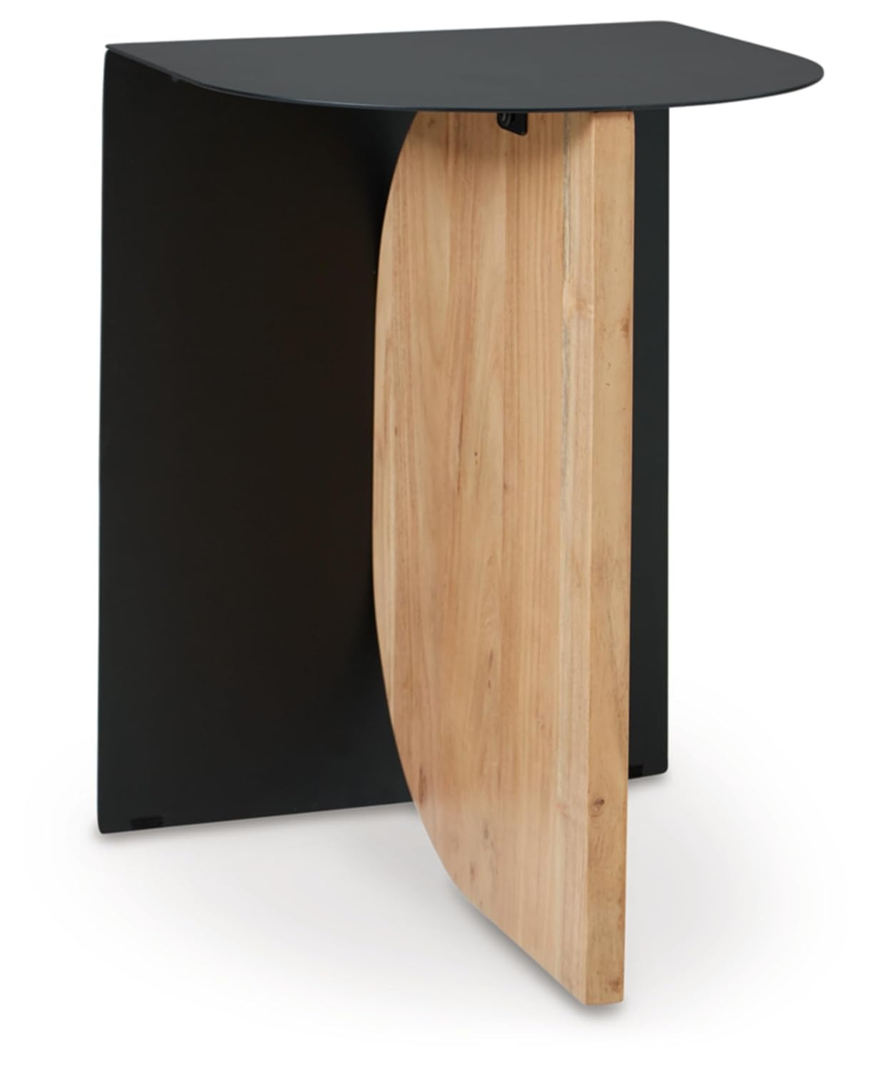Signature Design by Ashley Ladgate Accent Table, Black & Natural Brown
