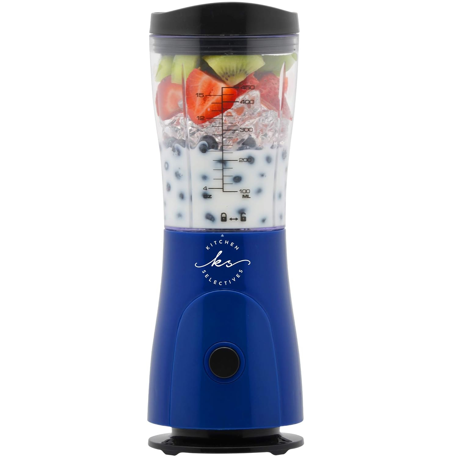Kitchen Selectives | 14-Ounce Mini Blender Color Series [Model: MBL-3CB; Cobalt Blue]
