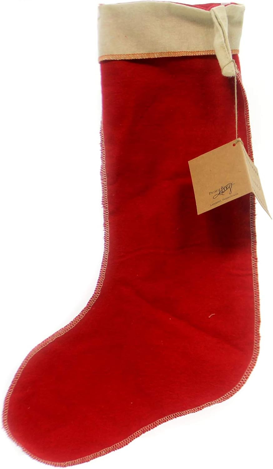Primitives By Kathy 16.0 Inch Good Dog Stocking Santa Jingle Bells Puppy Holiday Stockings
