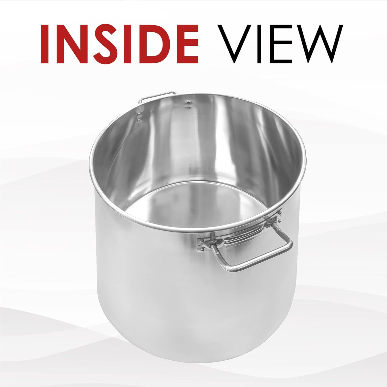 Concord Cookware Stainless Steel Stock Pot Cookware, 40-Quart