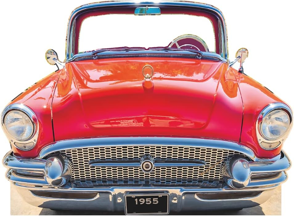 Wet Paint Printing Classic Car Cardboard Standup