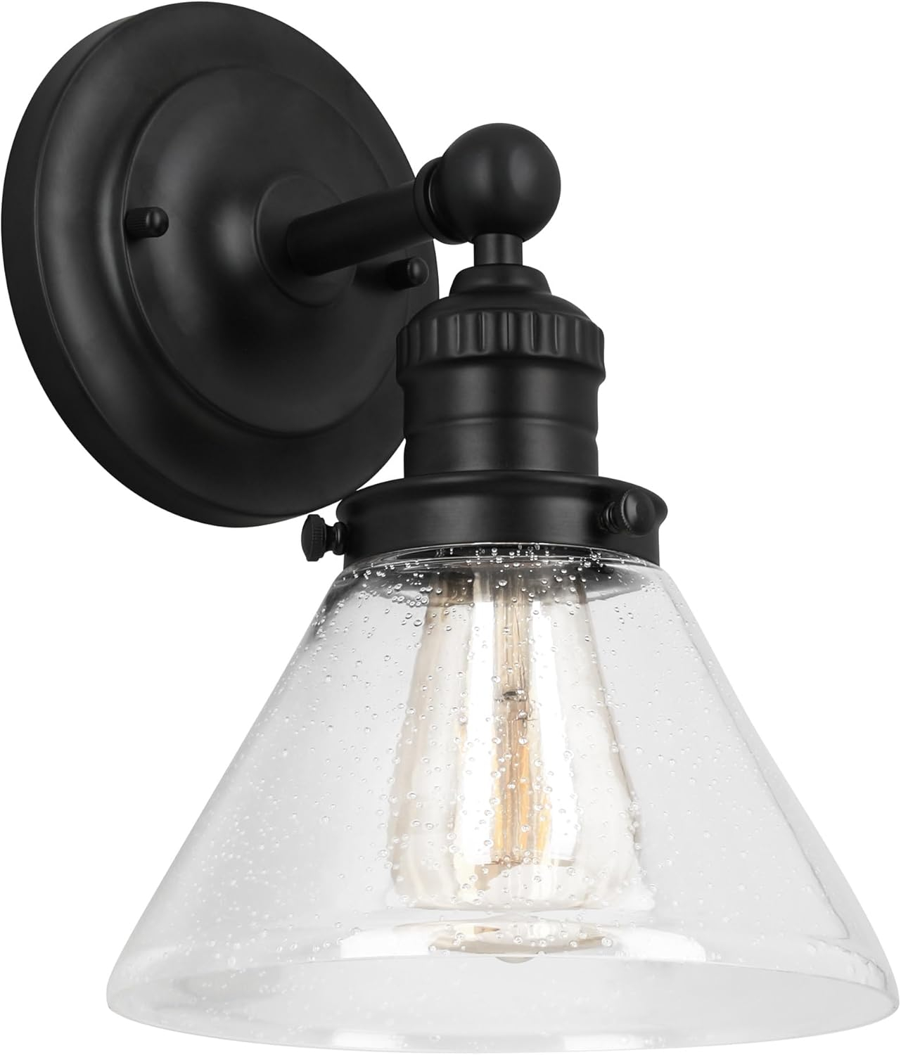 Design House  Augustin Wall Light in Matte Black