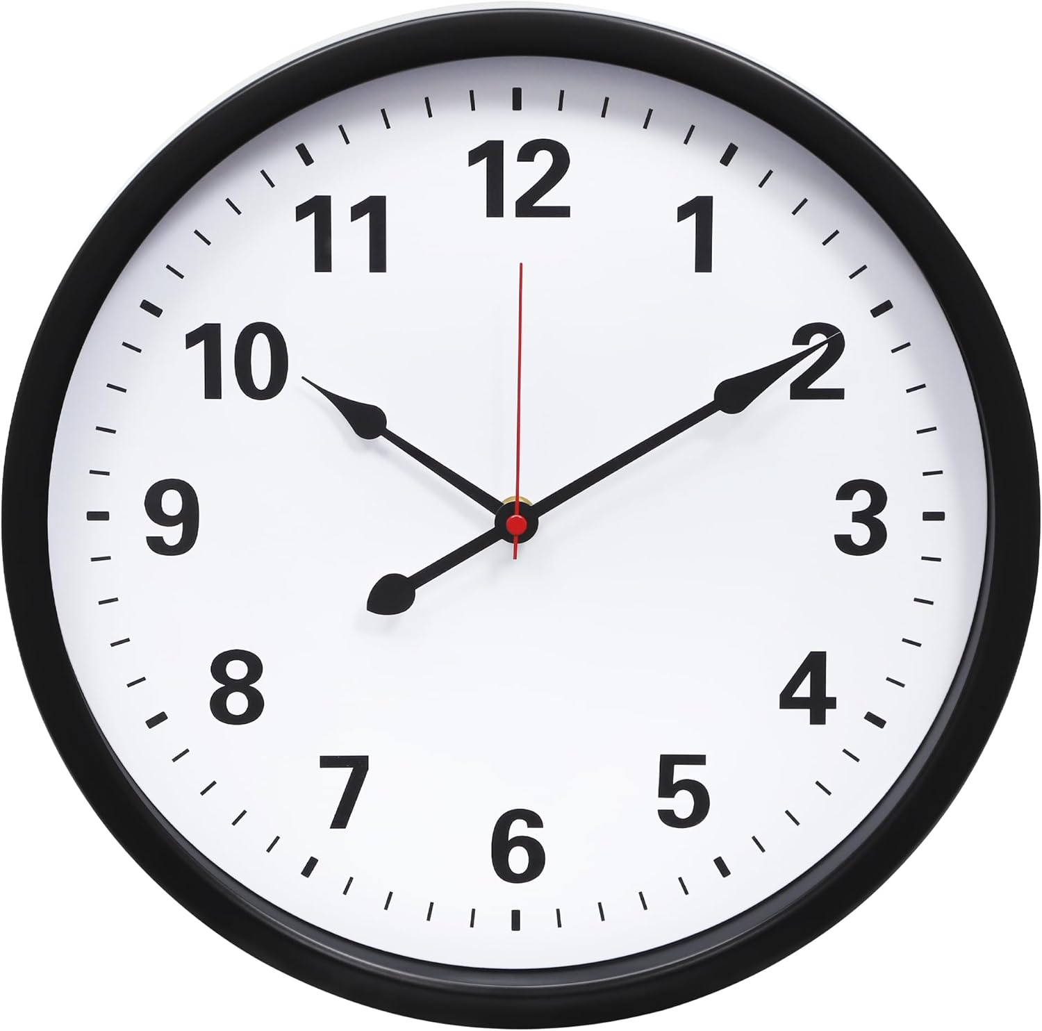 Realspace® Quartz Wall Clock, 14", Black