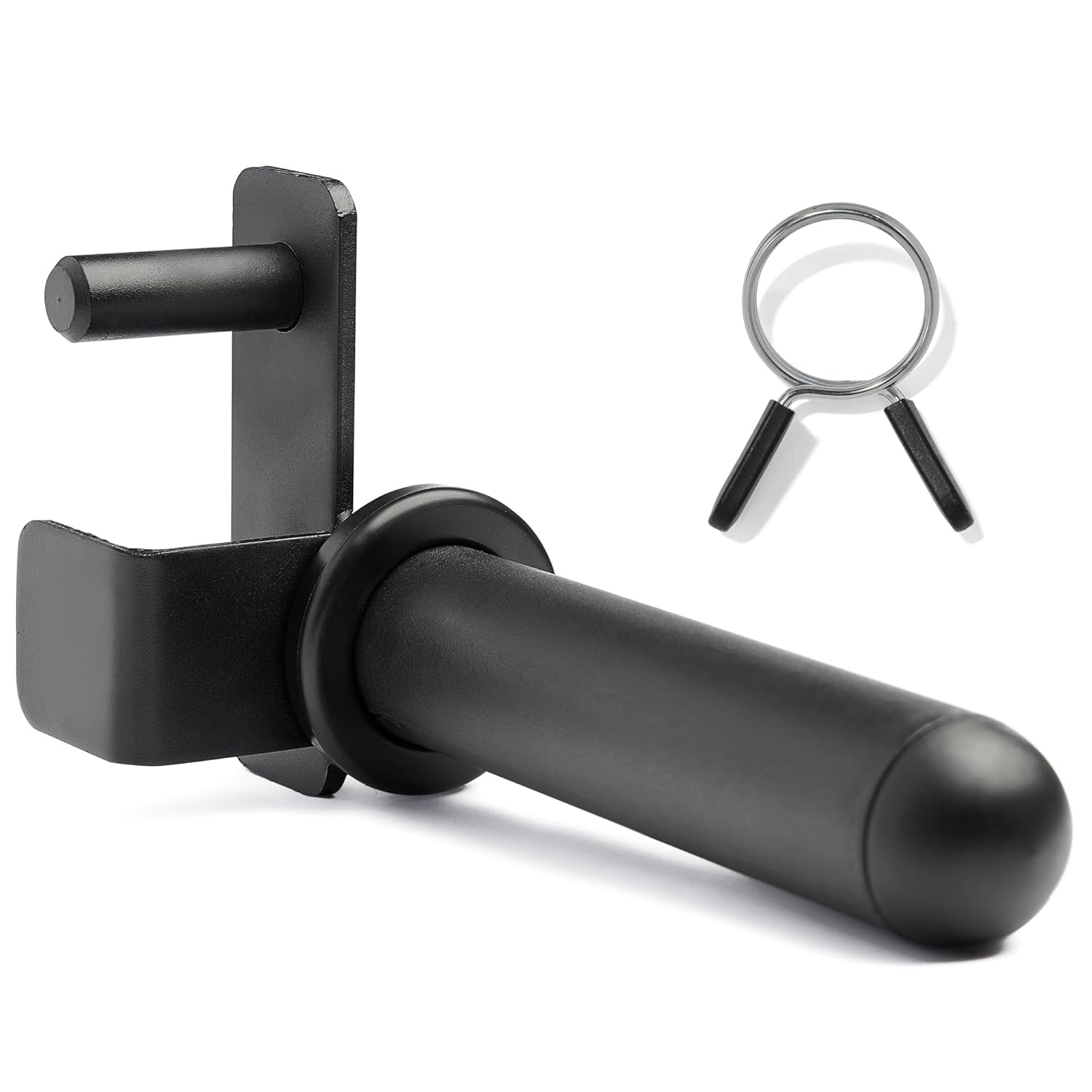 Sunny Health & Fitness Adjustable Weight Plate Storage Rack Attachment Accessory for Power Rack and Cage– Fits 1” and 2” Inch Olympic Style Weight Plates w Free SunnyFit® App Membership - SF-XFA010