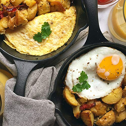 Victoria 10-Inch Cast Iron Skillet, Seasoned Cast Iron Frying Pan with Long Handle, Made in Colombia