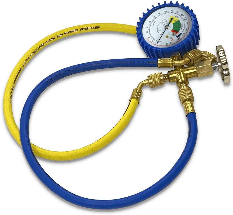 Mini Split 5/16 in. R410a Low Side Suction Charging Service Gauge Hose Set Port