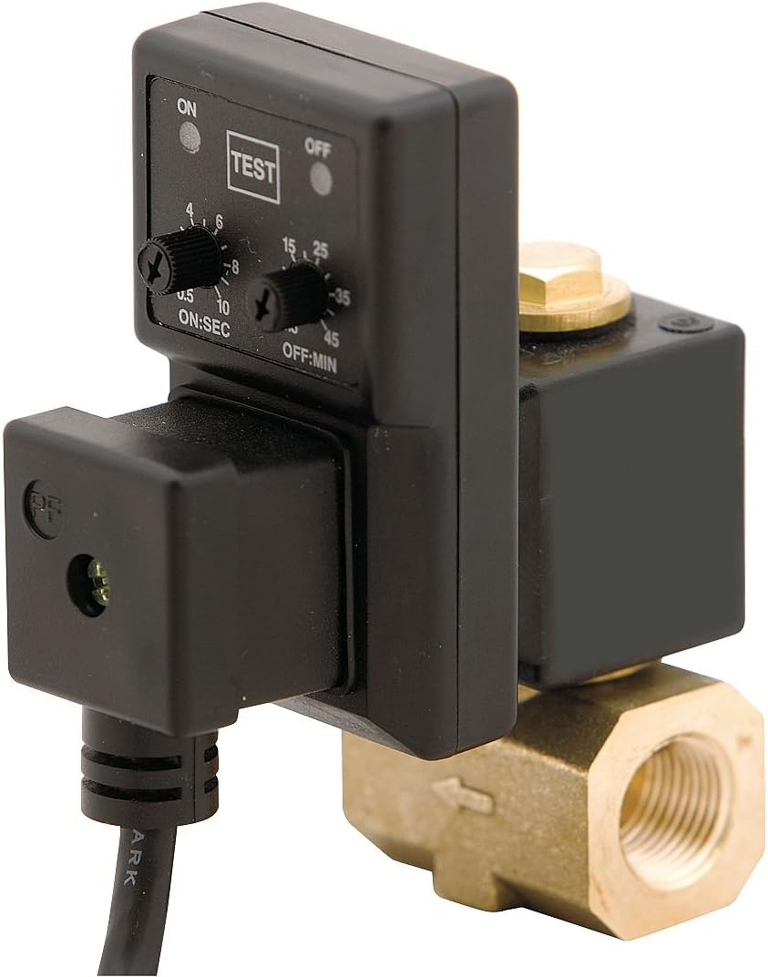 Speedaire Auto Drain Valve,100-120V,1/4 In. 13X524