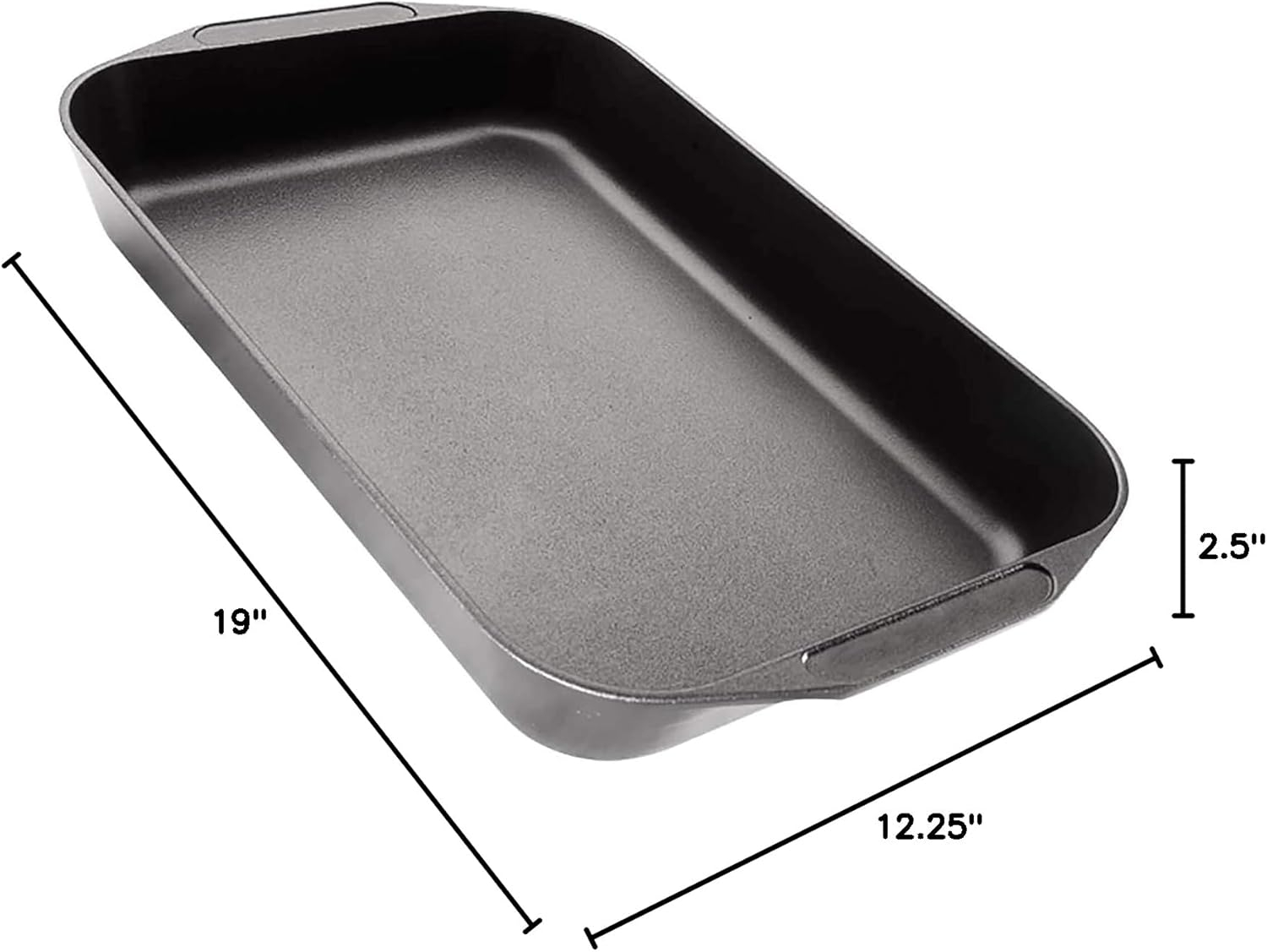 All American Roast Bake Pan Griddle, Durable Nonstick Cast Aluminum