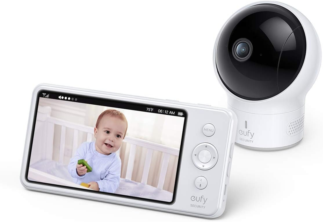 eufy Spaceview Pro Baby Monitor and Camera, 5-inch and 720p LCD Display, E83121D1