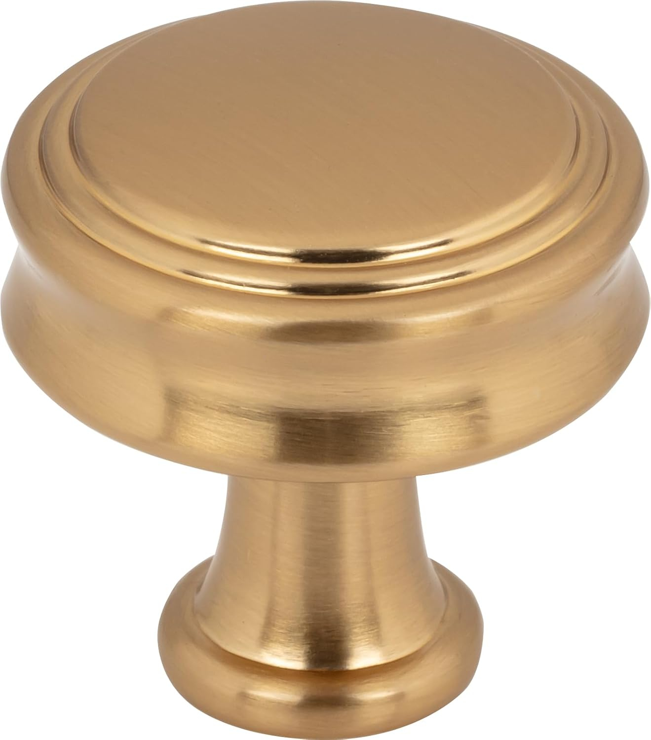 Top Knobs - TK320HB - Reeded Knob 1 1/4" - Honey Bronze - Chareau Collection