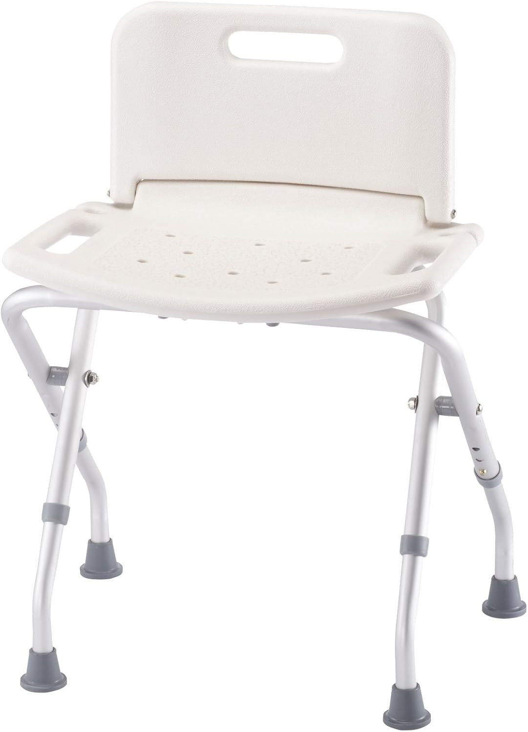 Folding Shower Chair Seat - Bath Chair with Back Supports 300 Lbs.