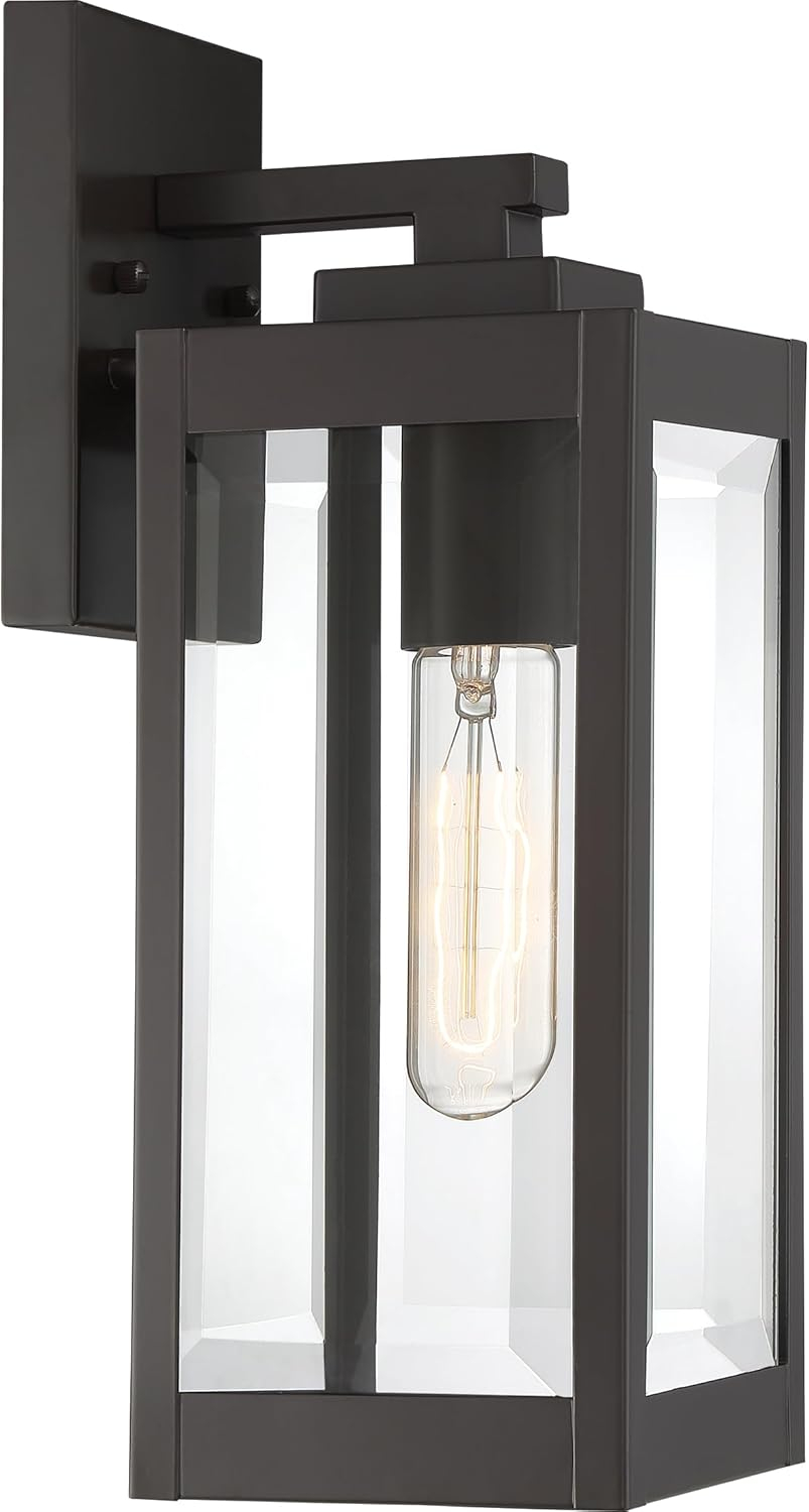 Quoizel WVR8405WT Westover 1 Light 14 inch Western Bronze Outdoor Wall Lantern