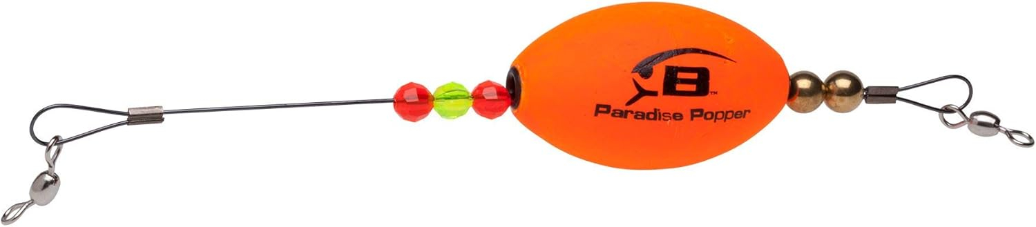 Bomber Paradise Popper X-Treme Fishing Float Rig Orange 5/8 oz.