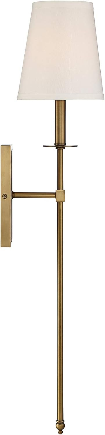 Savoy House Monroe 1 - Light Wall Light in  Warm Brass
