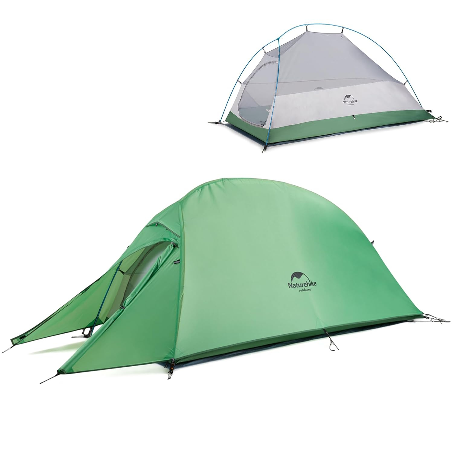 Naturehike Cloud-Up 1/2/3 Person Backpacking Tent Lightweight Waterproof