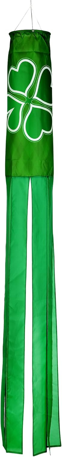 Trademark Innovations 60" Clover Windsock, Blows in the Wind