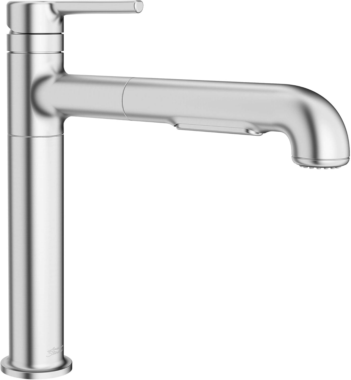 Studio S Single-Handle Pull-Out Sprayer Kitchen Faucet with Dual Spray in Stainless Steel