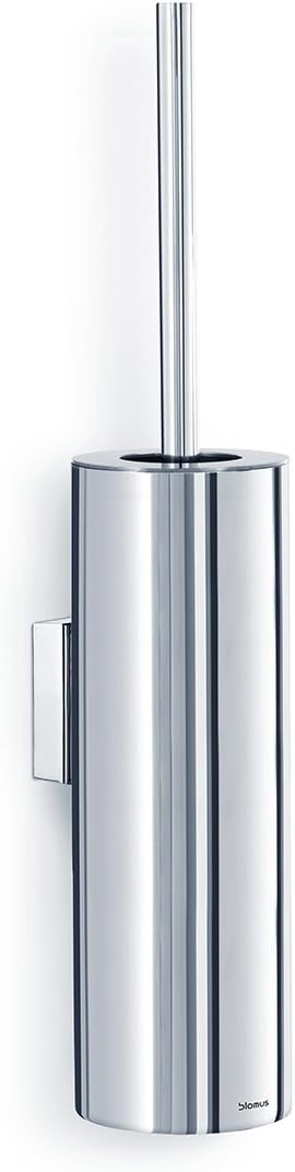 NEXIO 18" Metal Wall Mounted Toilet Brush and Holder