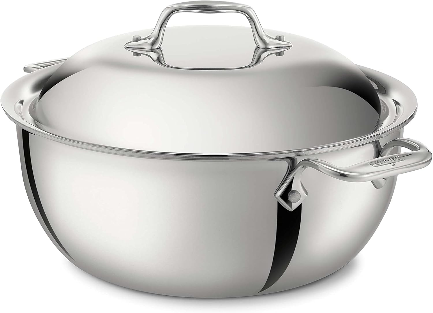 All-Clad D3 Stainless 3-ply Bonded Cookware, Dutch Oven, 5.5 quart