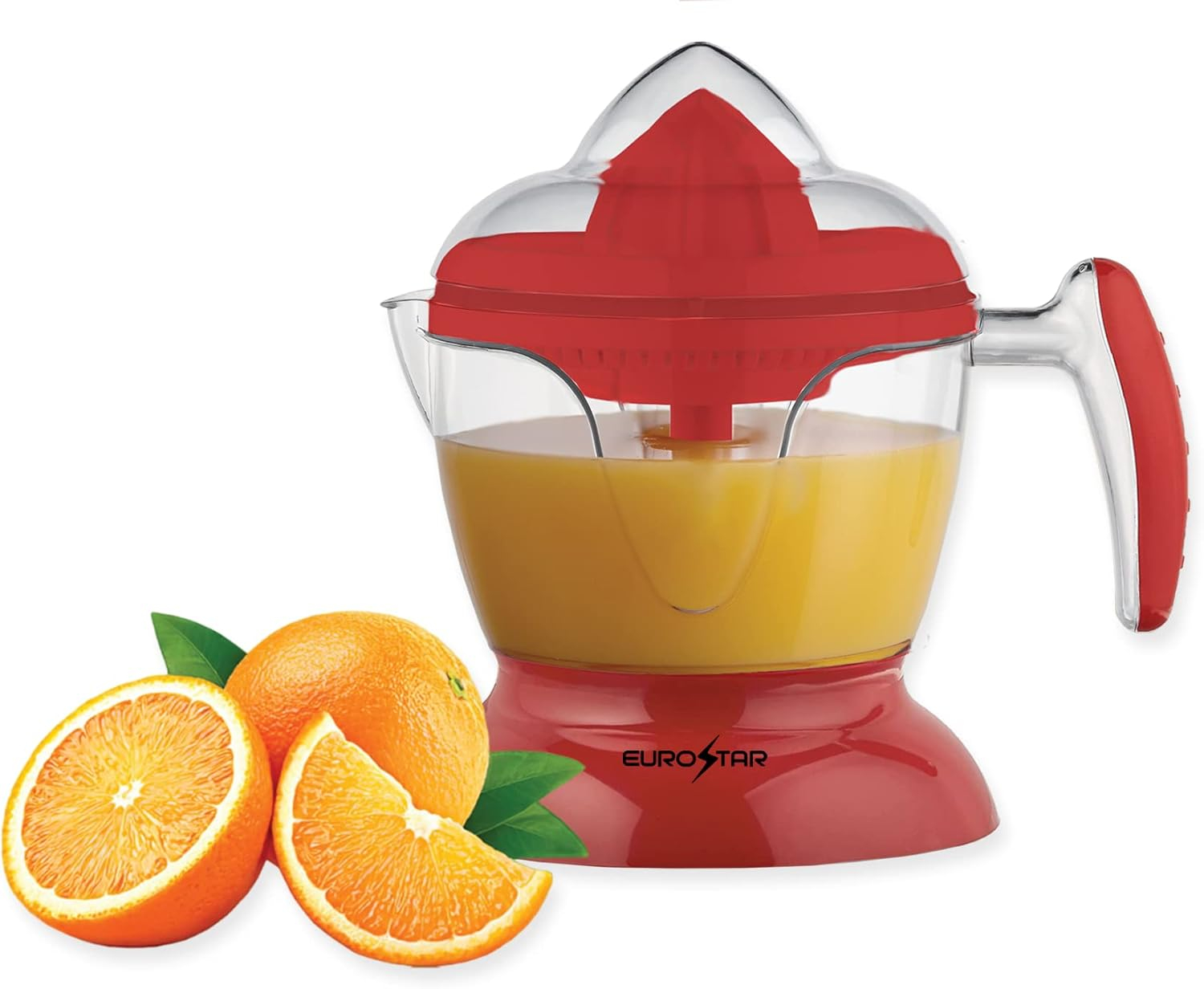 EUROSTAR ECJ600RED 25oz Electric Citrus Juicer, Red