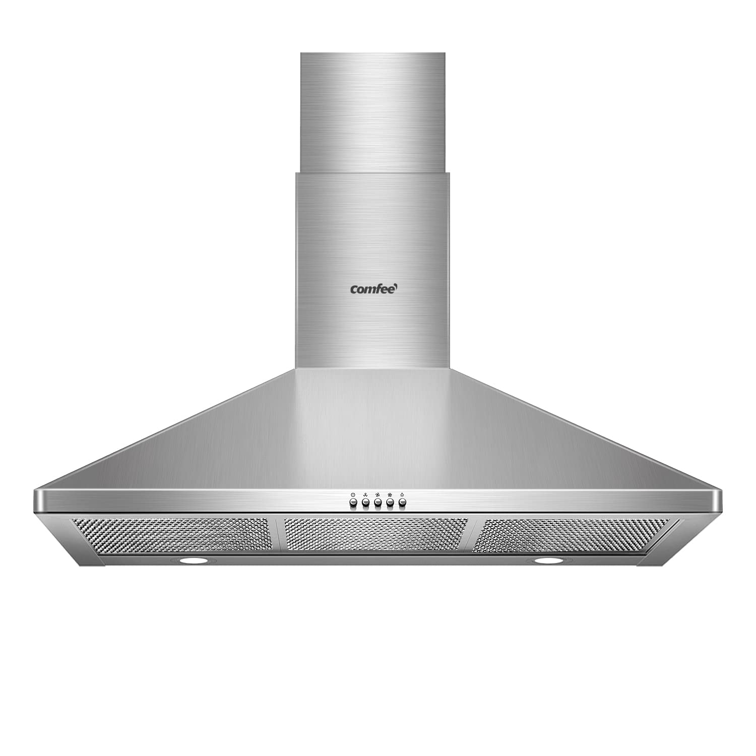 36 Inch Stainless Steel Convertible Wall Mount Range Hood