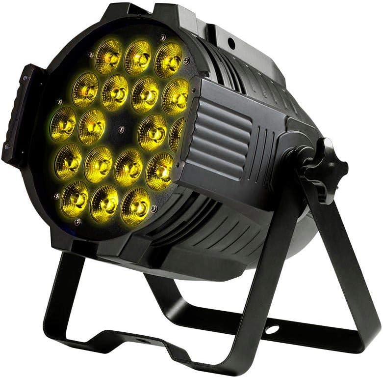 Black Metal LED Stage Light with Amber and UV Diodes